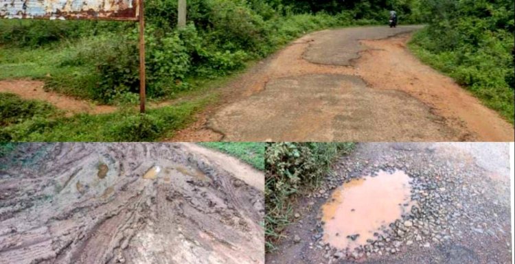 பொன்னமராவதி அருகே ரெகுநாதபட்டி சாலையை சீரமைத்து தர வேண்டுமென கிராம பொதுமக்கள் கோரிக்கை..