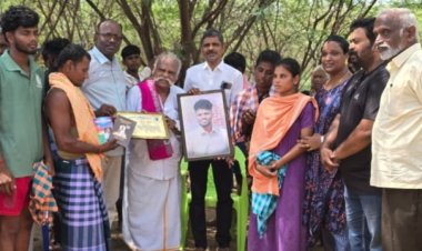 மூளைச்சாவு அடைந்த வாலிபரின் உடல் உறுப்புகள் தானம் அளித்து 5 பேருக்கு வாழ்வு அளித்த குடும்பத்தார்க்கு பாராட்டு !